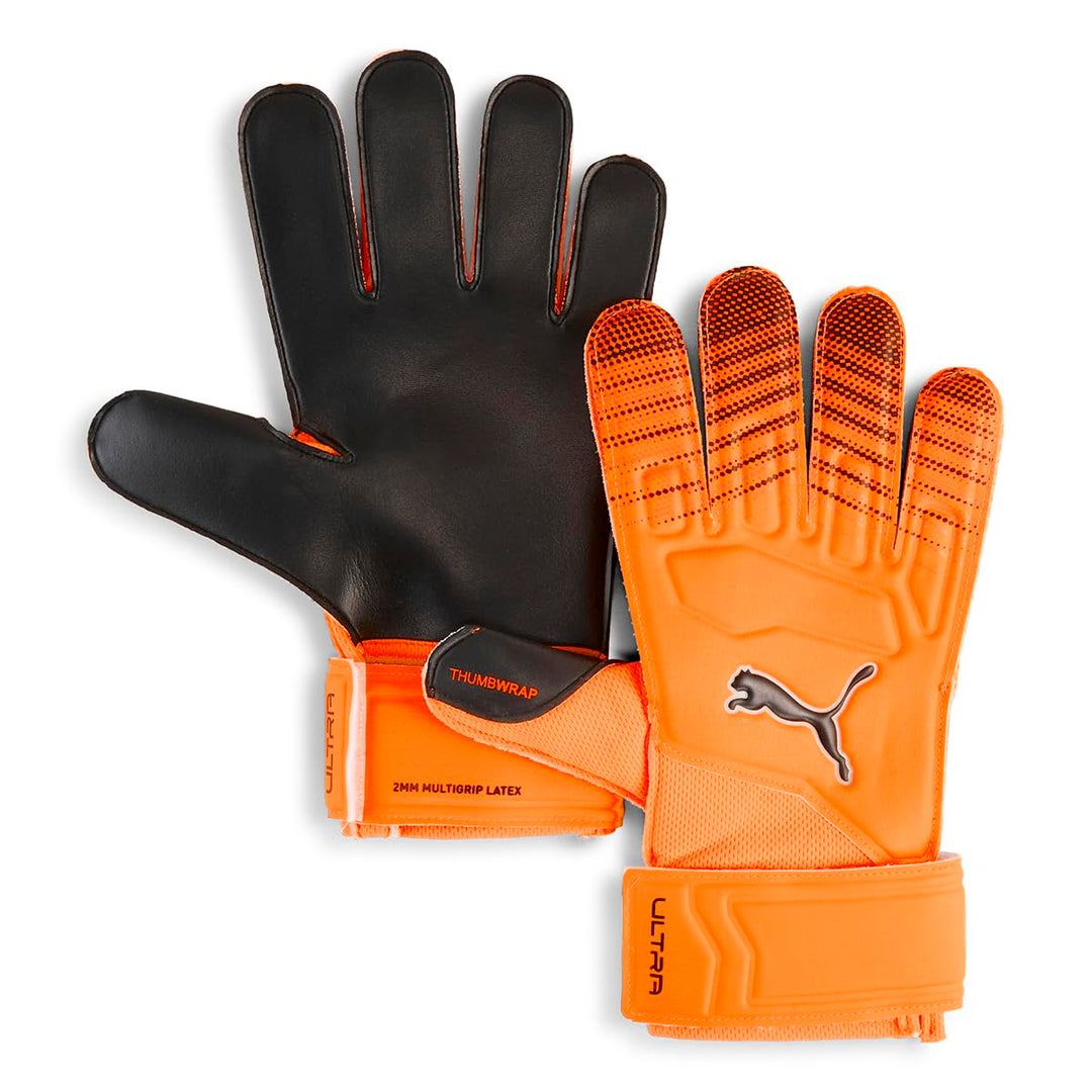 PUMA Ultra Play Rc Torwarthandschuhe 10 UK Heat Fire-Glowing Red-PUMA Black, 10 UK Heat Fire-Glowing