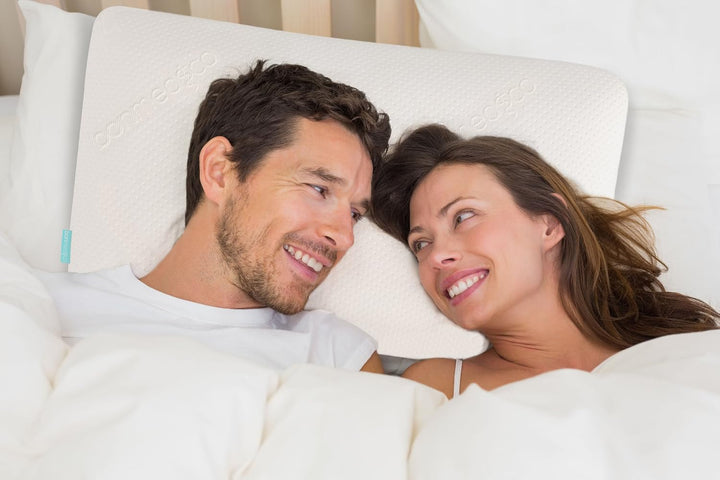 bonmedico Orthopädisches Nackenkissen Memory Foam | ergonomisches Kopfkissen gegen Nackenschmerzen –