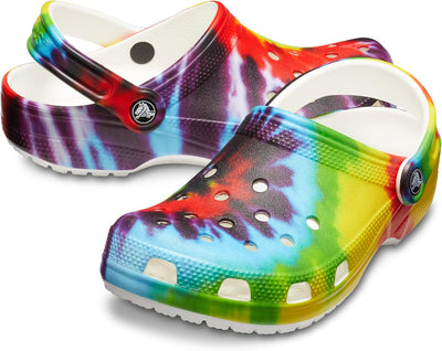 Crocs Unisex-Erwachsene Men's and Women's Classic Tie Dye Comfortable Slip On Casual Water Shoe Clog
