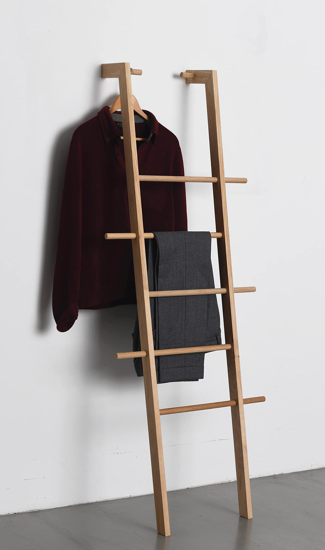 Kleiderleiter & Kleiderständer Holz, Handtuchleiter & Handtuchhalter aus Massivholz, Designer Holzle
