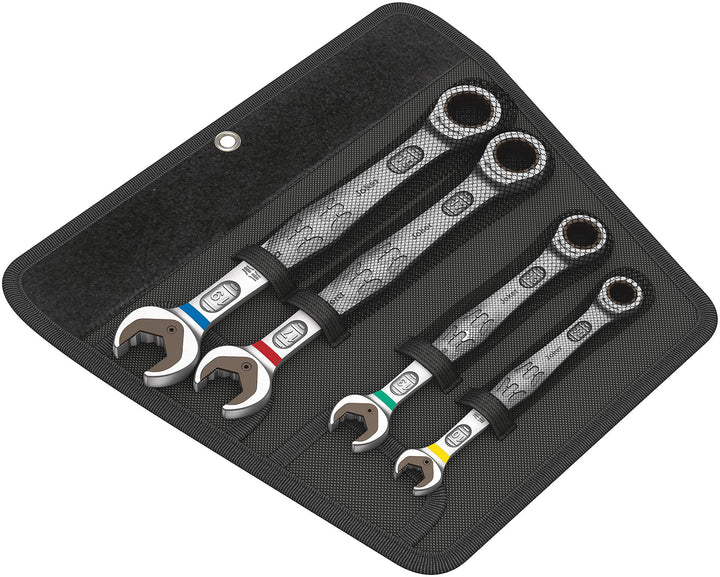 Wera 05073290001 6000 Joker 4 Set 1, Maul-Ringratschenschlüssel-Satz, metrisch, 4-teilig 4-teilig me