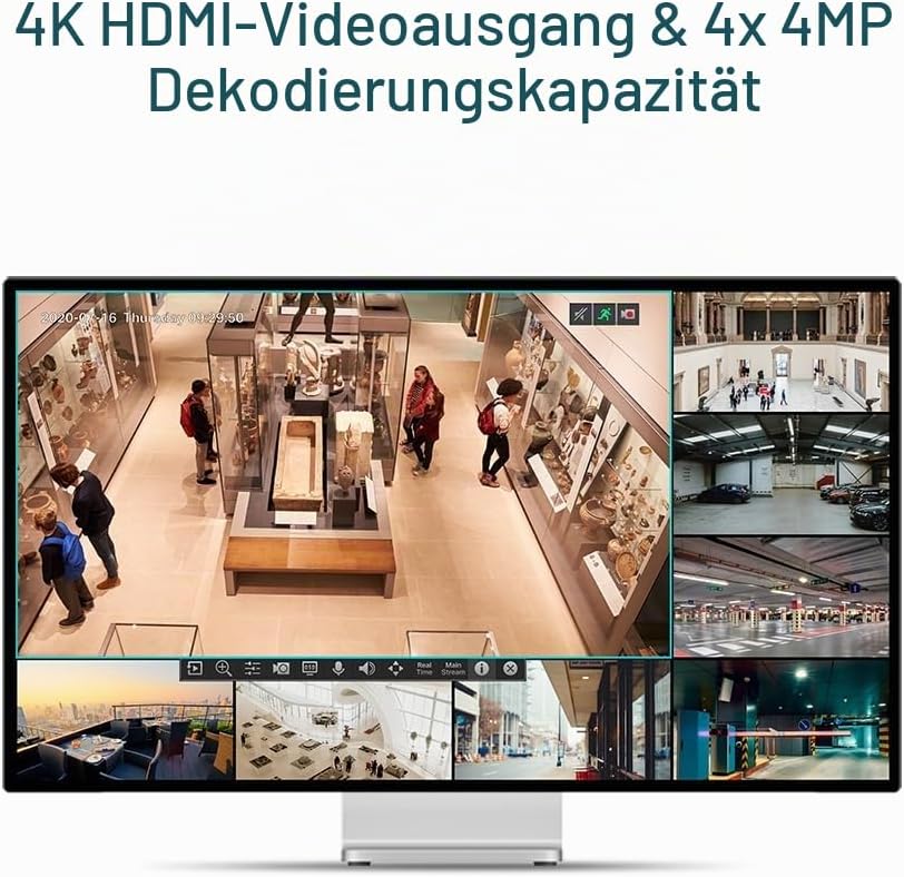 TP-Link VIGI NVR1008H-8MP Netzwerk-Videorekorder (NVR) Schwarz