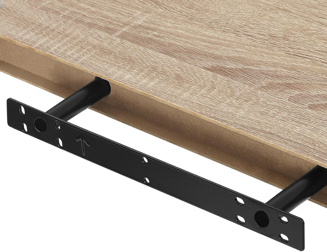 EUGAD Wandregal, Regal Wand 4er Set, Wandboard für Wohnzimmer, Küche, Badezimmer, Bücher/DVD/CD/Bild