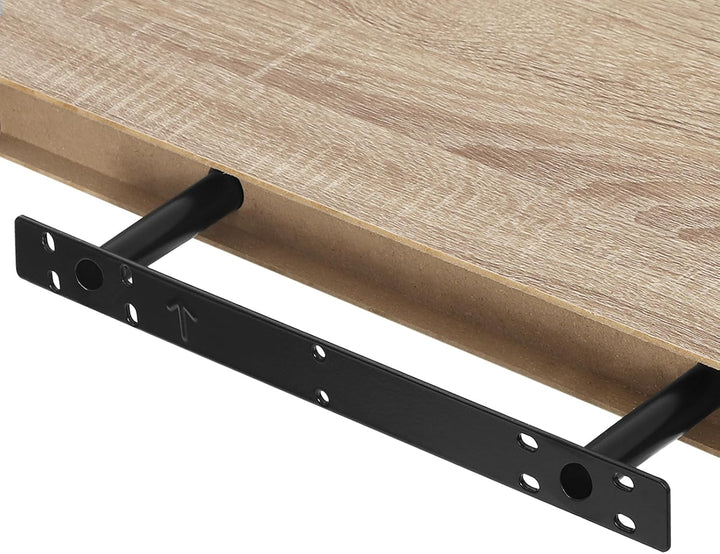 EUGAD Wandregal Wandboard 2er Set Hängeregal Holz Board Modern Eiche Gelb 40x22,9x3,8cm 0114QJ-2 Eic