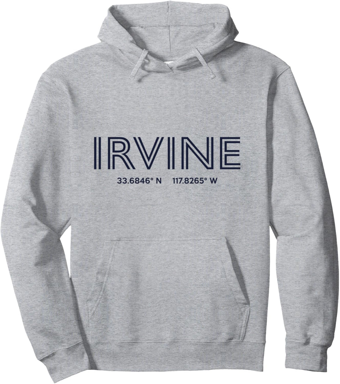 Koordinaten der USA-Stadt - US Irvine Pullover Hoodie