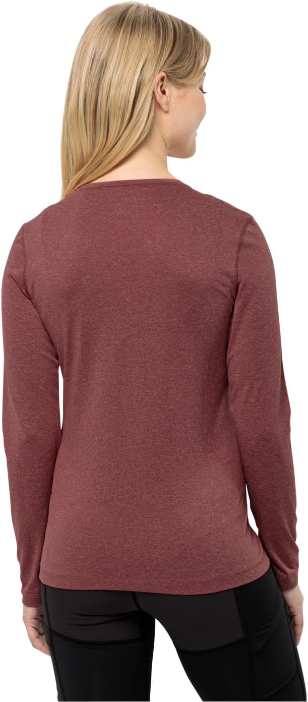 Jack Wolfskin Damen Sky Thermal L/S W Wander-Shirt S Apple Butter, S Apple Butter
