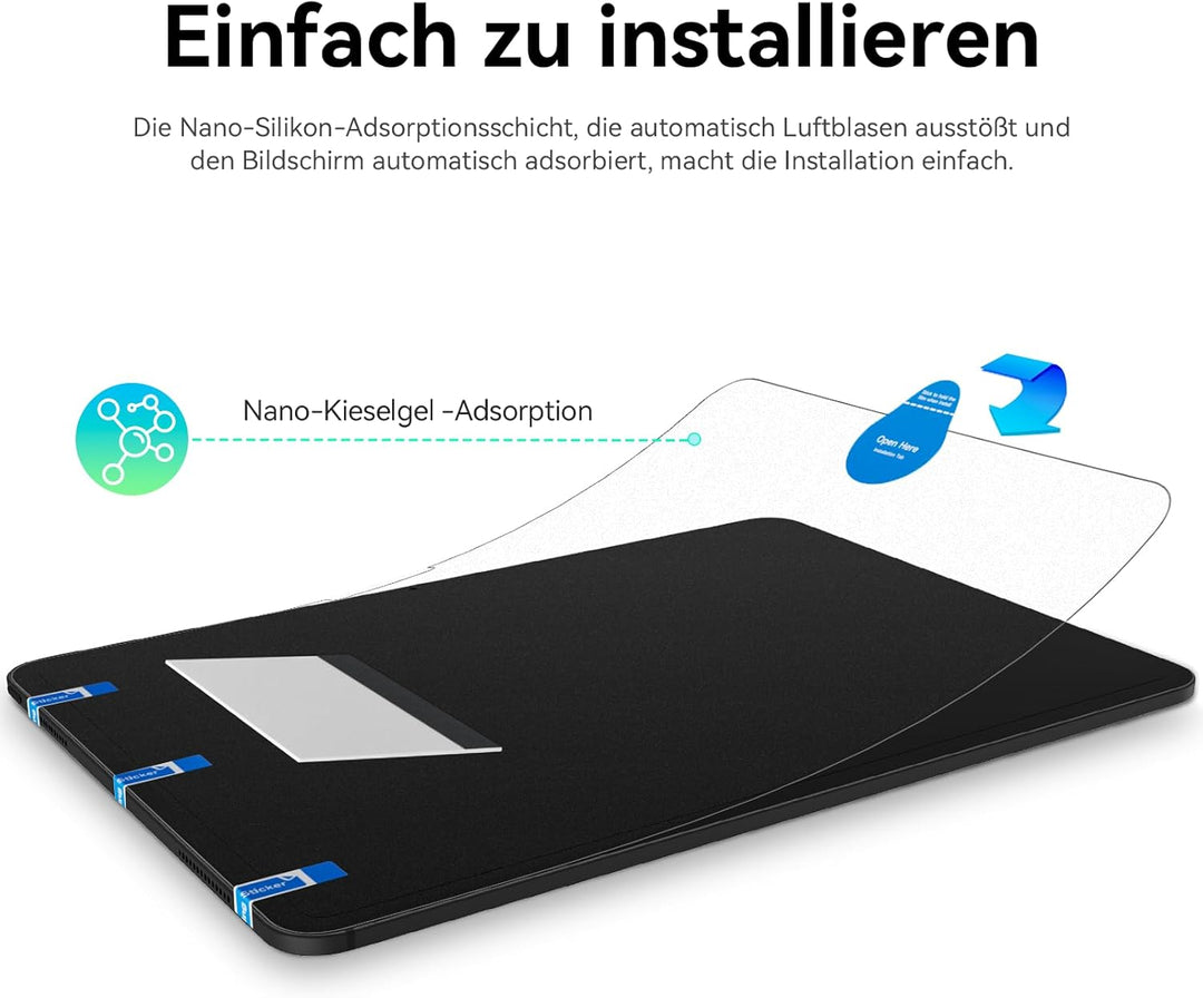 3 Stück Papier Folie Kompatibel mit iPad Air 6/7/8. Gen 13 Zoll (2024-2026, M2 M3 M4) Matte Papierfo