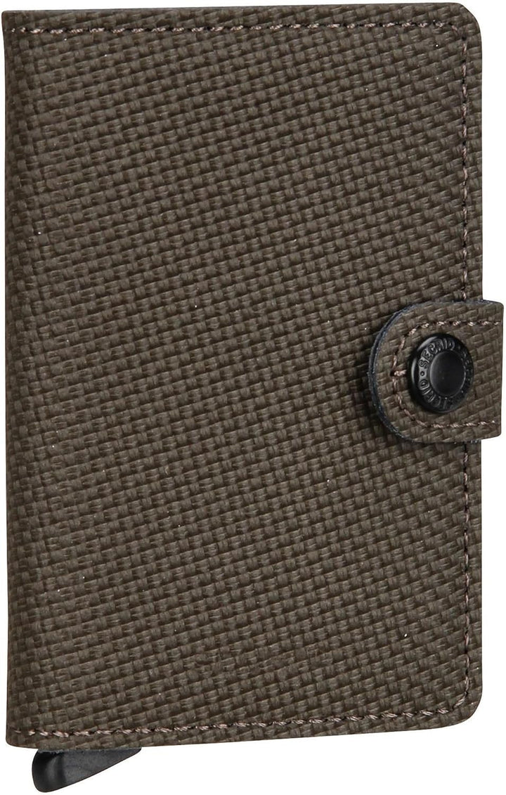 Secrid Unisex-Erwachsene Miniwallet Carbon Khaki Reisezubehör-Brieftasche, Talla única