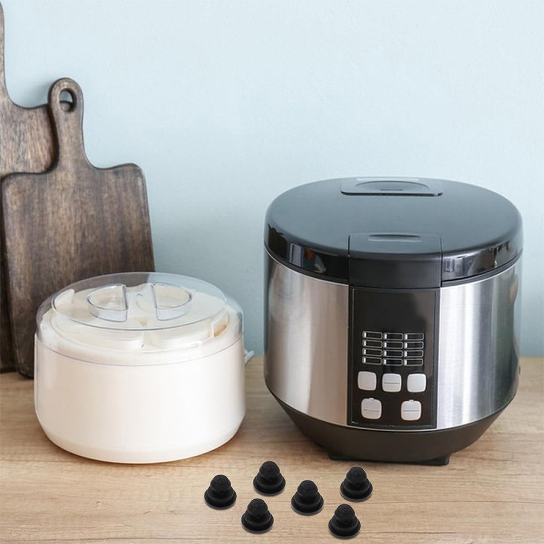 TOYANDONA 24 Gummifüsse für Slow Cooker rutschfeste Hitzebeständige Ersatzfüsse aus Strapazierfähige