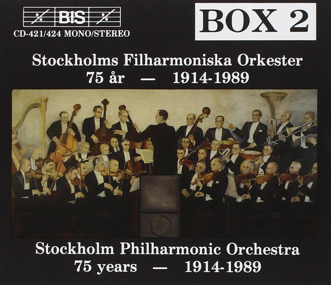 Stockholm Philharmonic Orchestra: 75 years - 1914-1989, Audio-CD