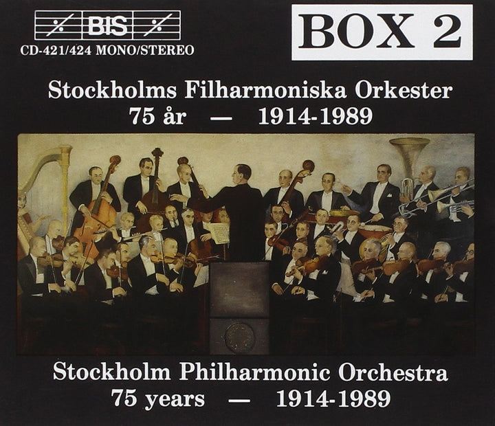 Stockholm Philharmonic Orchestra: 75 years - 1914-1989, Audio-CD