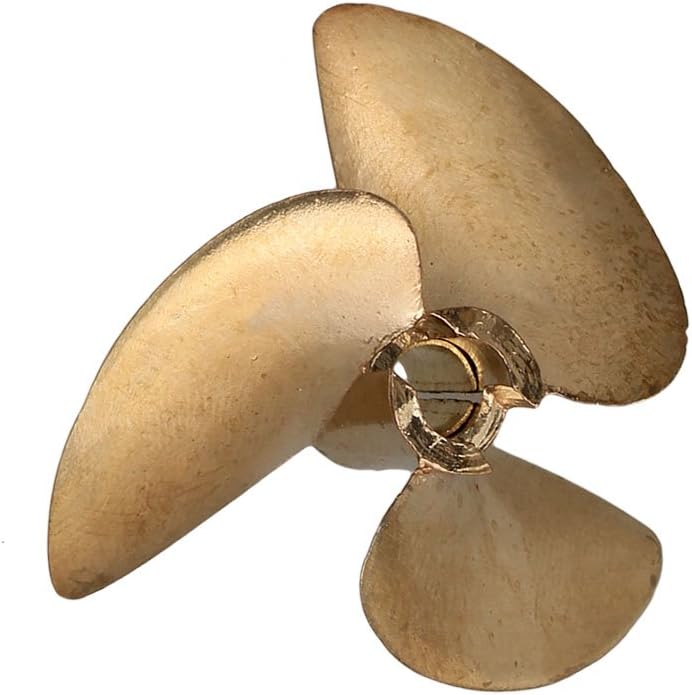 BQLZR 437 RC Boot Kupfer Propeller DREI Blätter Loch 4MM Durchmesser 37MM