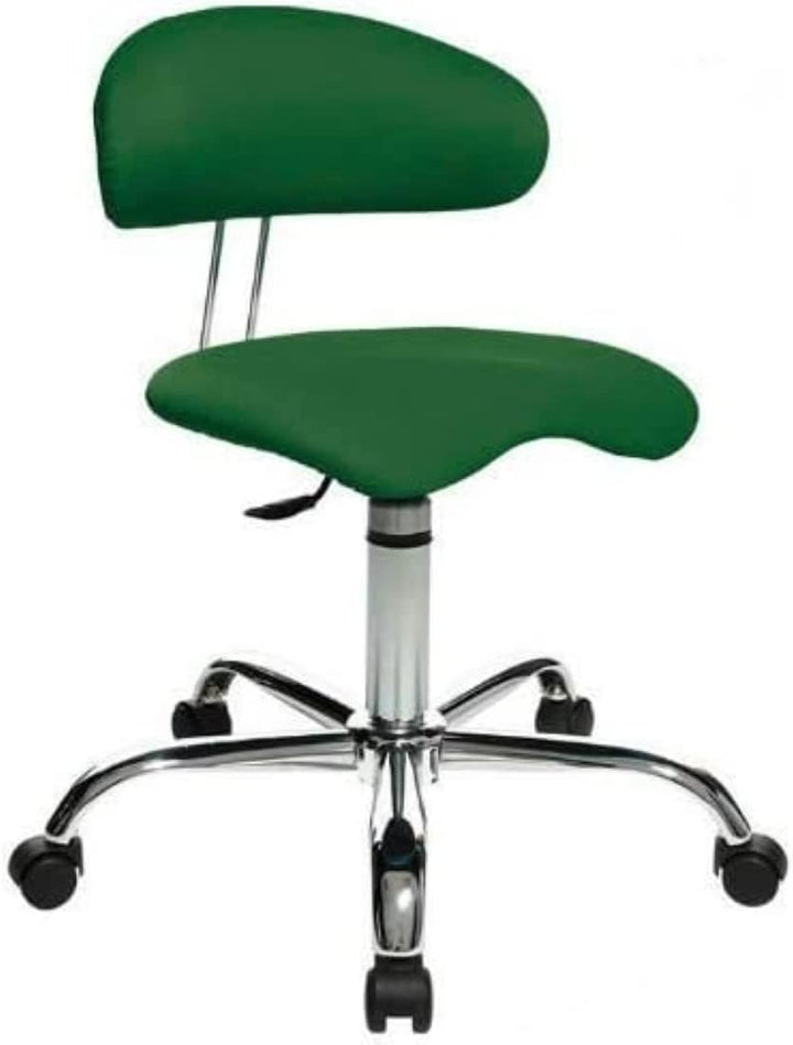 Topstar Sitness 40, Fitnesshocker, Arbeitshocker, Rollhocker mit Rückenunterstützung, 3-Dimensional