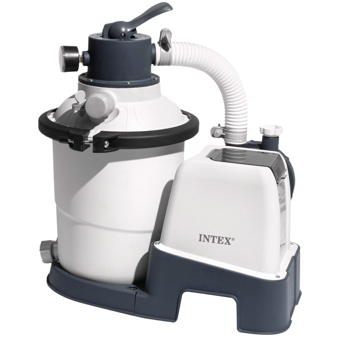 Intex Krystal Clear Sandfilteranlage SX925, Umwälzleistung 2.000 l/h, 26642, Weiss Single, Single