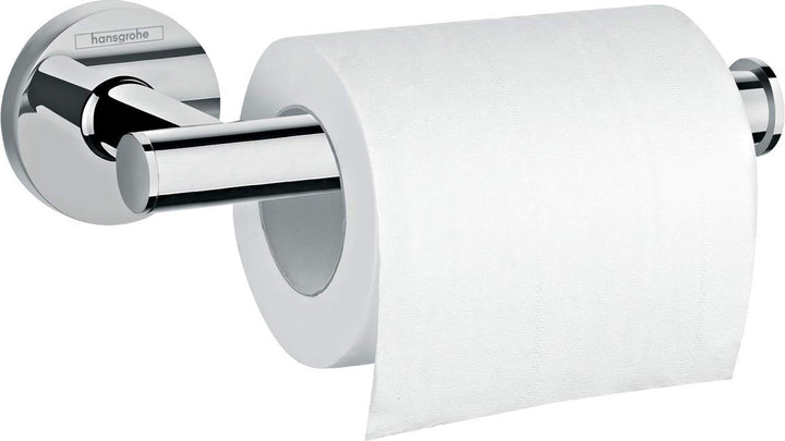 hansgrohe Logis Universal Toilettenpapierhalter (Badzubehör, ohne Abdeckun) Chrom, Papierrollenhalte