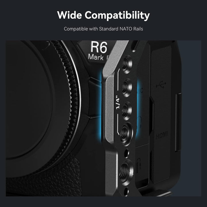 SMALLRIG NATO Side Handle Snap On Seitengriff Schnellverschluss-Design, nach Oben/unten verstellbar,