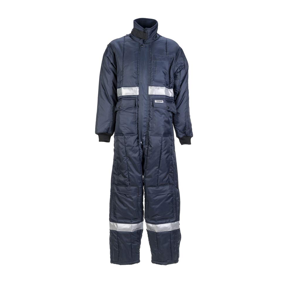 Grösse M Herren Planam Kühl-/Gefrierhaus Kühlhaus Overall marine Innenfutter rot Modell 5124 Marine/