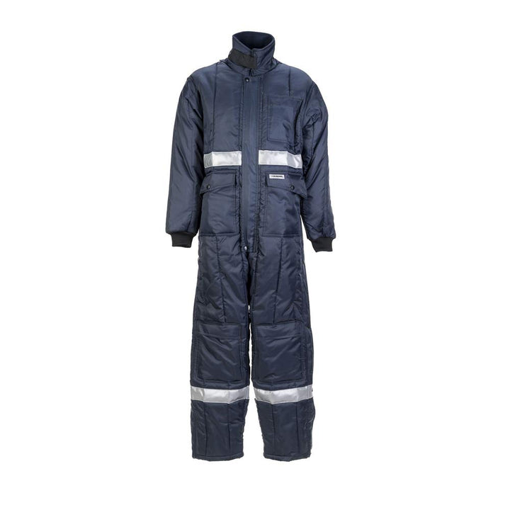 Grösse S Herren Planam Kühl-/Gefrierhaus Kühlhaus Overall marine Innenfutter rot Modell 5124 Marine/