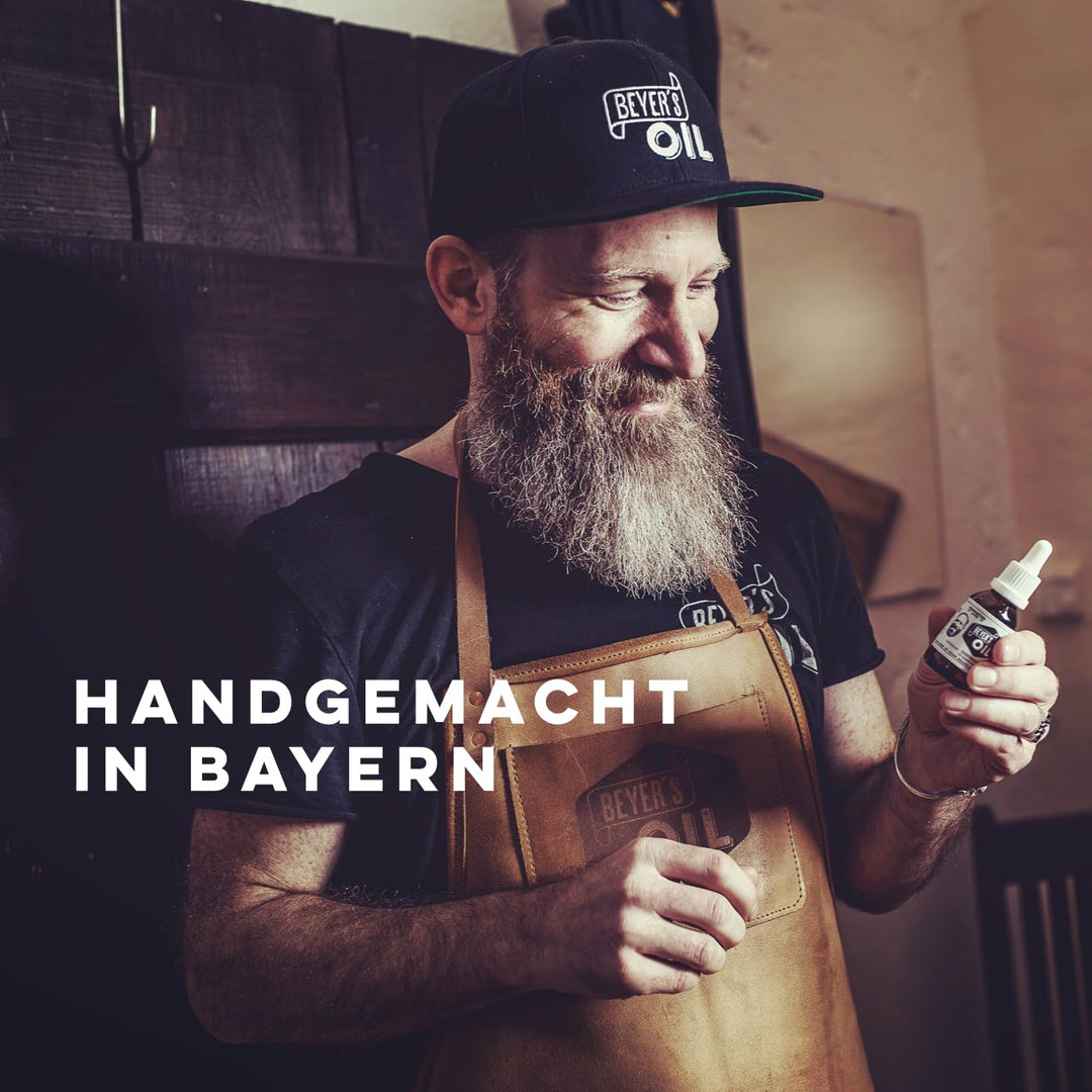 Beyer’s Oil Bartöl Zeder &amp; Sandel 30ml - 100% natürliche Bartpflege - Macht den Bart weich und glatt