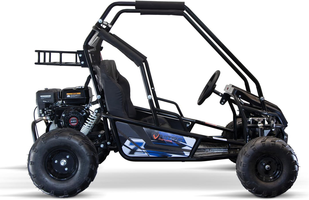 Gokart 212cc Automatik midi Kinder Buggy Forest PRM, Farbe:Blau, Blau