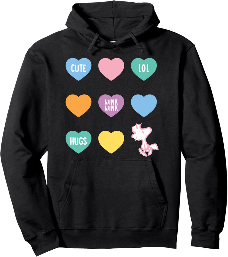 Peanuts Valentine Süssigkeits-Herz Pullover Hoodie