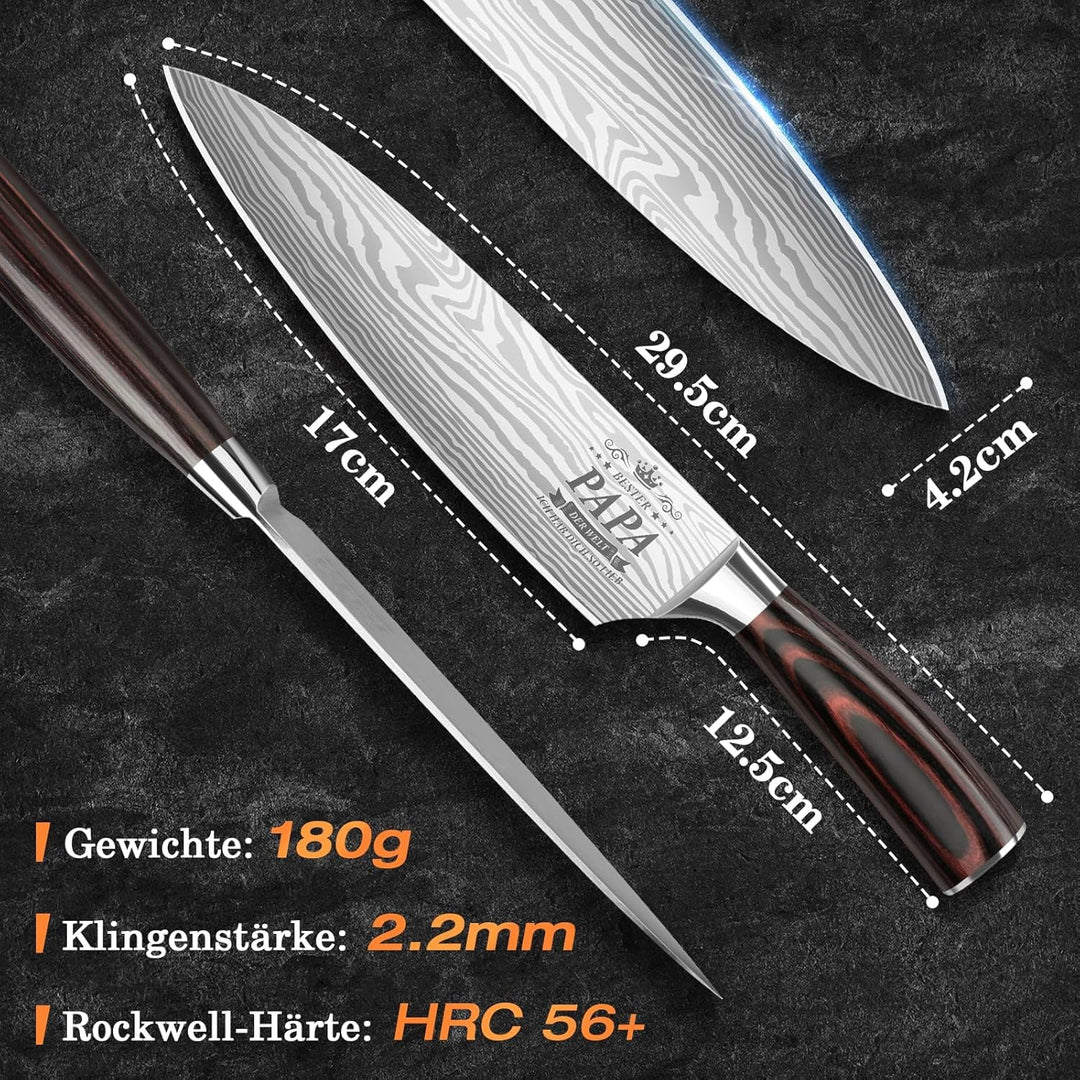 Chipate Vatertagsgeschenk für Papa, Küchenmesser Papa Geschenk, Geschenk Vatertag, Geschenke für Pap