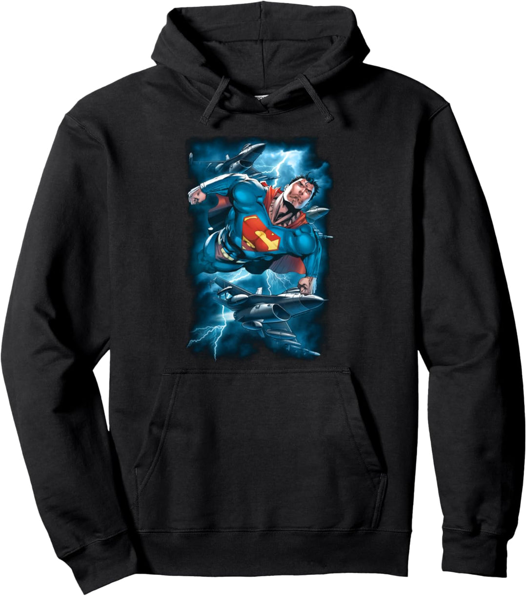 Superman Stormy Flight Pullover Hoodie