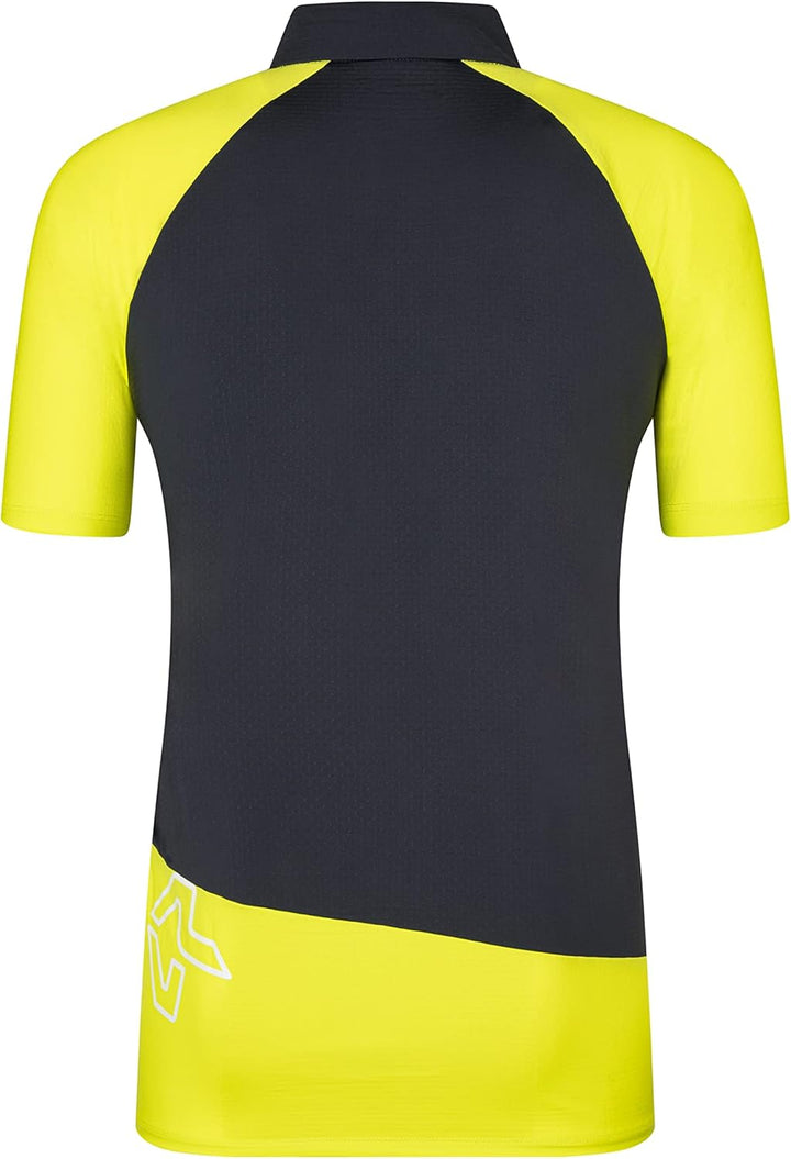 Rock Experience Herren Merlin Ss Hz T-Shirt, 1323 Ebony+2286 Evening Primrose