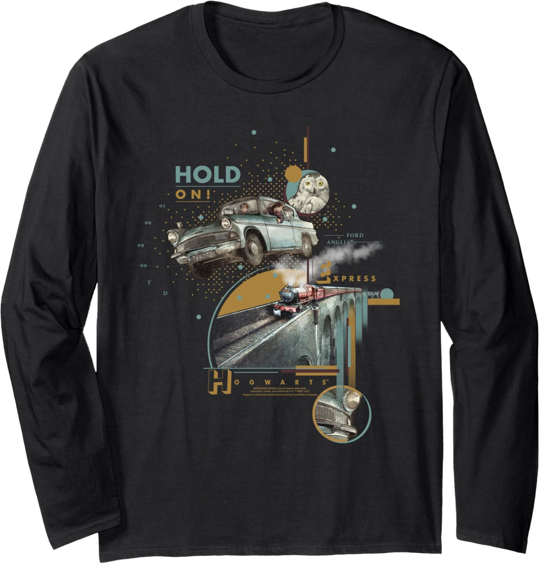 Harry Potter Weasley's Flying Ford Anglia Langarmshirt