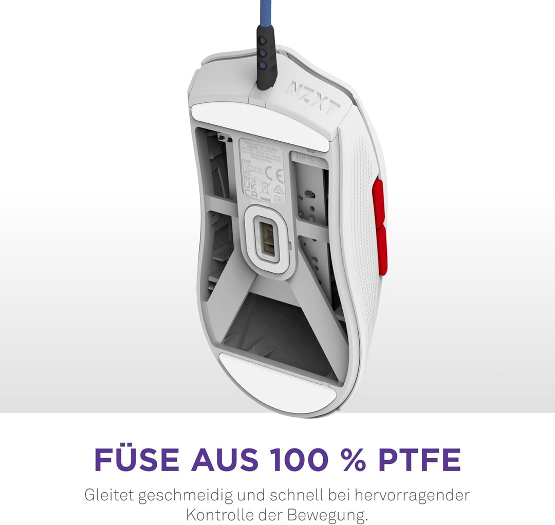NZXT Lift 2 Starfield | Leichte symmetrische Gamingmaus, kabelgebunden | Nur 58 g Gewicht | 8 kHz Ab