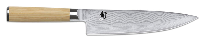 KAI DM0706W DM-0706W SHUN WHITE Kochmesser 8 (20 cm), Silber,holzfarbe