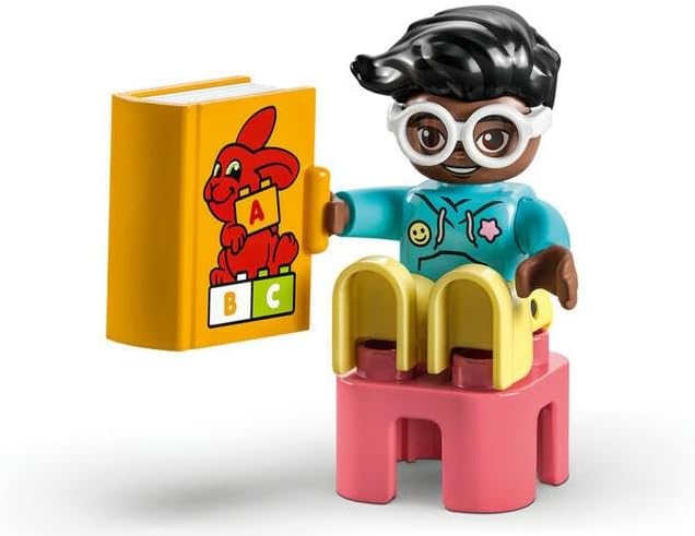LEGO 10992 DUPLO Spielspass in der Kita, Lern-Spielzeug für Kleinkinder ab 2 Jahren, Set mit Baustei
