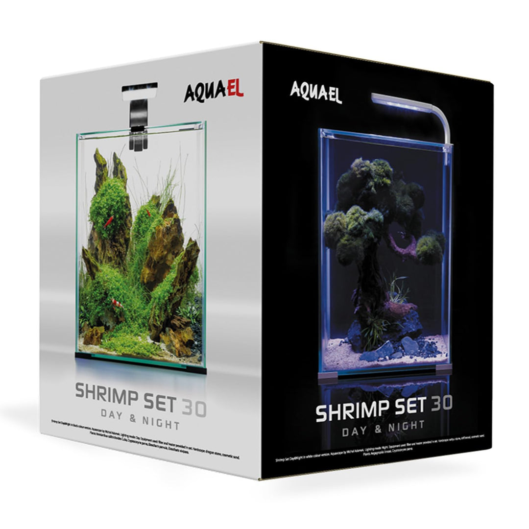 Aquael 122981 Shrimp Set Day&Night 30, weiss, 6.05 kg, 20 Liter