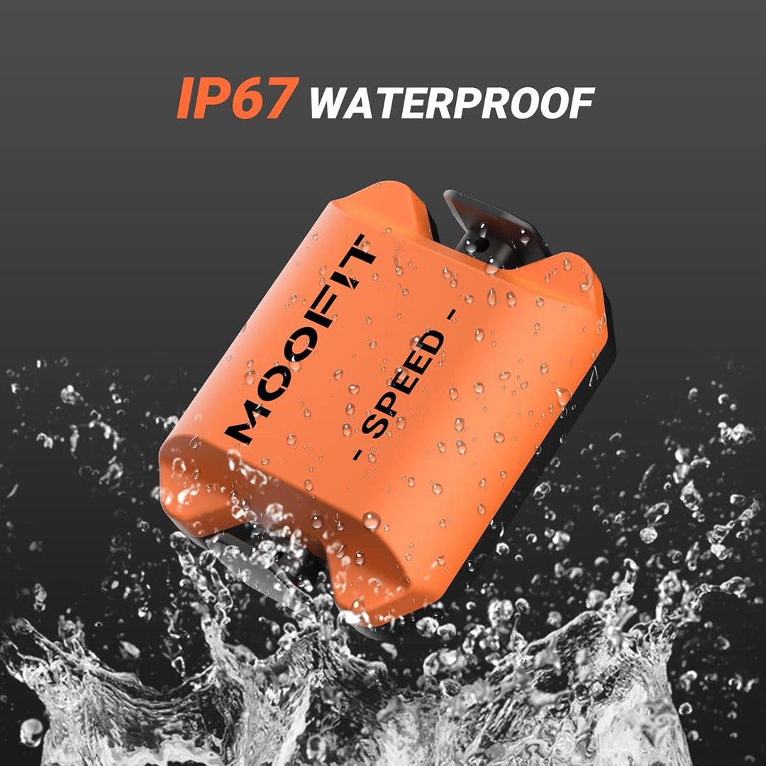 moofit Geschwindigkeitssensor und Trittfrequenzsensor, Bluetooth & ANT+ Kabelloser Geschwindigkeits,