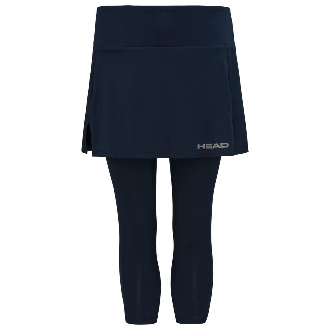 HEAD Damen Club 3/4 Tights Skort W Skorts XS Darkblue, XS Darkblue