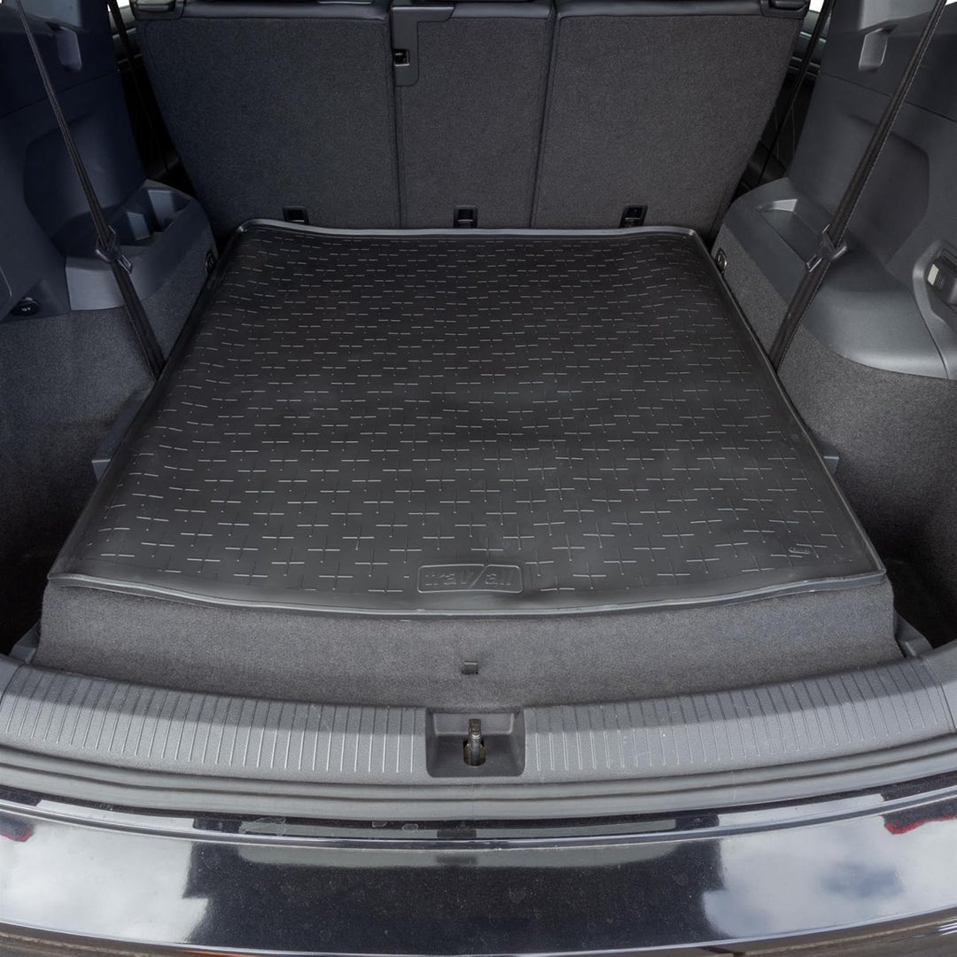 Travall CargoMat Liner Kofferraumwanne Kompatibel Mit Volkswagen Tiguan Allspace 7 Sitzen (Ab 2017)