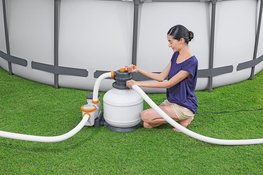 Bestway Water_Pump Flowclear Sandfilterpumpe für Pool 5 678 l 5 678 l/h, 5 678 l/h