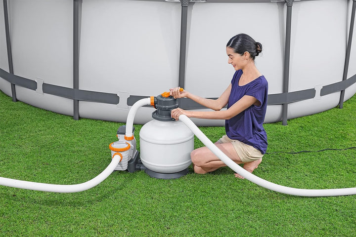 Bestway Water_Pump Flowclear Sandfilterpumpe für Pool 5 678 l 5 678 l/h, 5 678 l/h