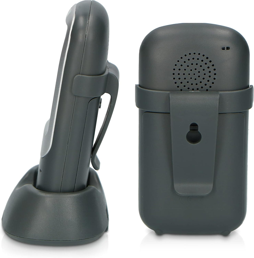 Alecto DBX68GS - Babyphone - Babyfon mit 1km Reichweite - Wiederaufladbare Eltern-Baby-Einheit - Tou