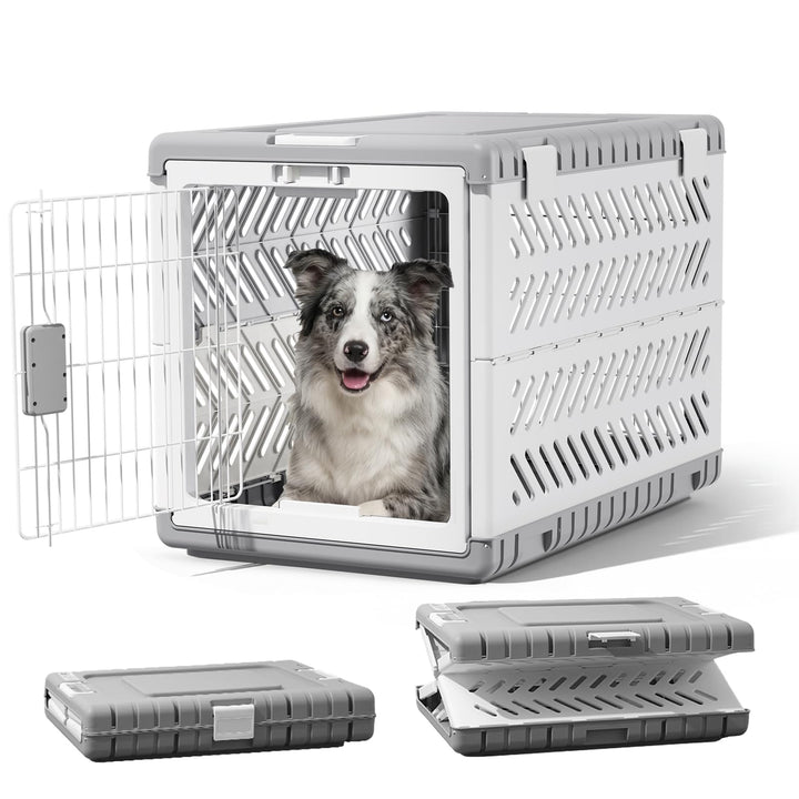 Gardner Pet faltbare Hundebox für grosse Hunde, Hundetransportbox, Montage ohne Werkzeug, Reisebox f