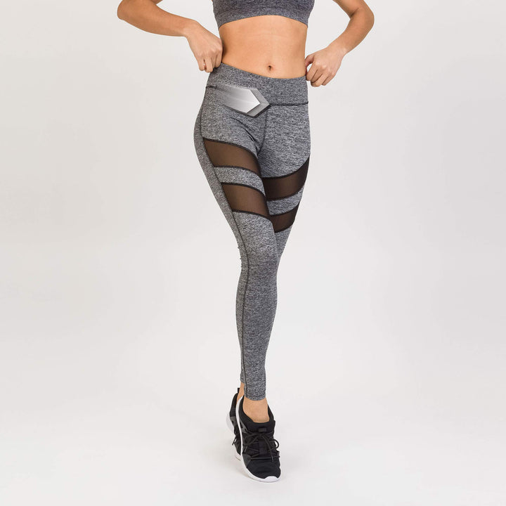 Boostershape Damen Yoga Slim Ajouré Legging FR : Einheitsgrösse (Taille Fabricant : S/M) Schwarz, FR