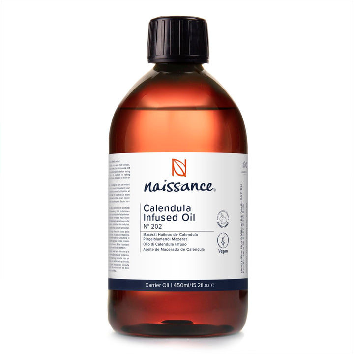 Naissance Ringelblumenöl (Nr. 202) - 450ml - Calendula Öl für Kosmetik, Gesicht, Haut, Körper, Natür