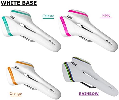 GORIX Bike Saddle Seat Comfortable Cushion with Rail Mountain Road Bicycle for Men and Women (A6-1)