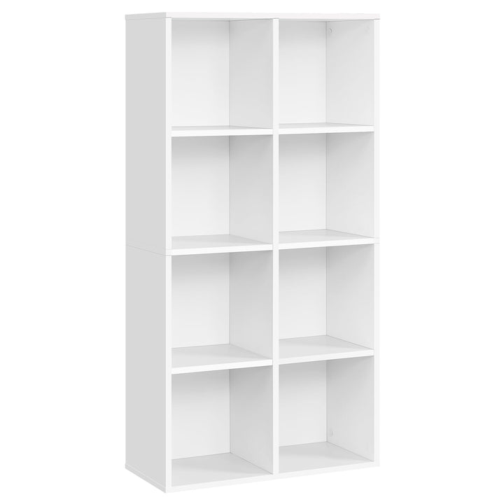 VASAGLE Bücherschrank, Bücherregal, mit 8 Fächern, Büroregal, Würfelregal, Standregal, für Wohnzimme