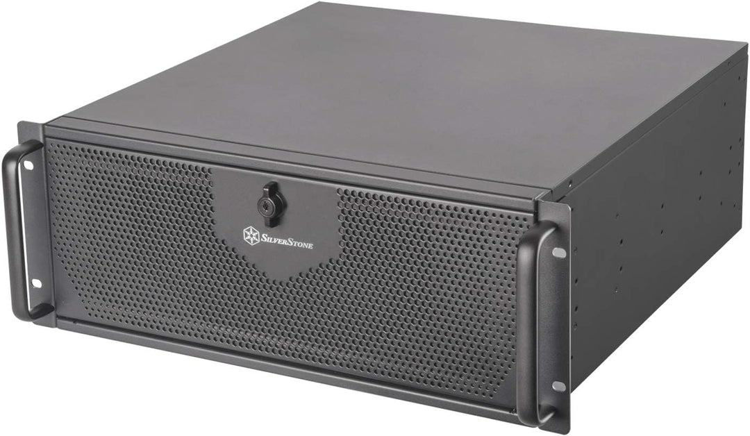 SilverStone Technology RM42-502, 4U Rackmount-Server Gehäuse, 240mm AIO, USB Typ-C, Kensington Schlo