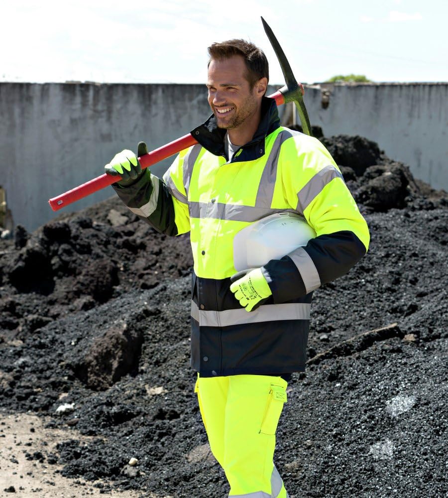 PORS466YERL - Hi-Vis Contrast Traffic J Yellow - Large R - Large EU / Large UK