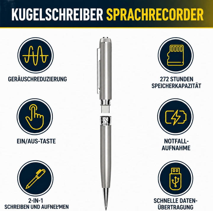 Mikro-Spion-Stift (rot), rot
