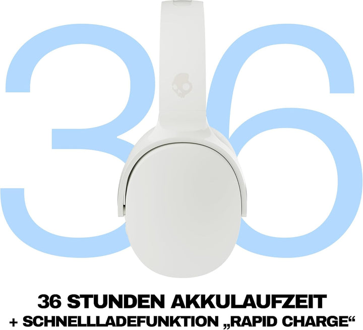 Skullcandy Hesh Evo Over-Ear Wireless-Kopfhörer, 36 Std. Akkulaufzeit, Mikro, kompatibel mit iPhone,