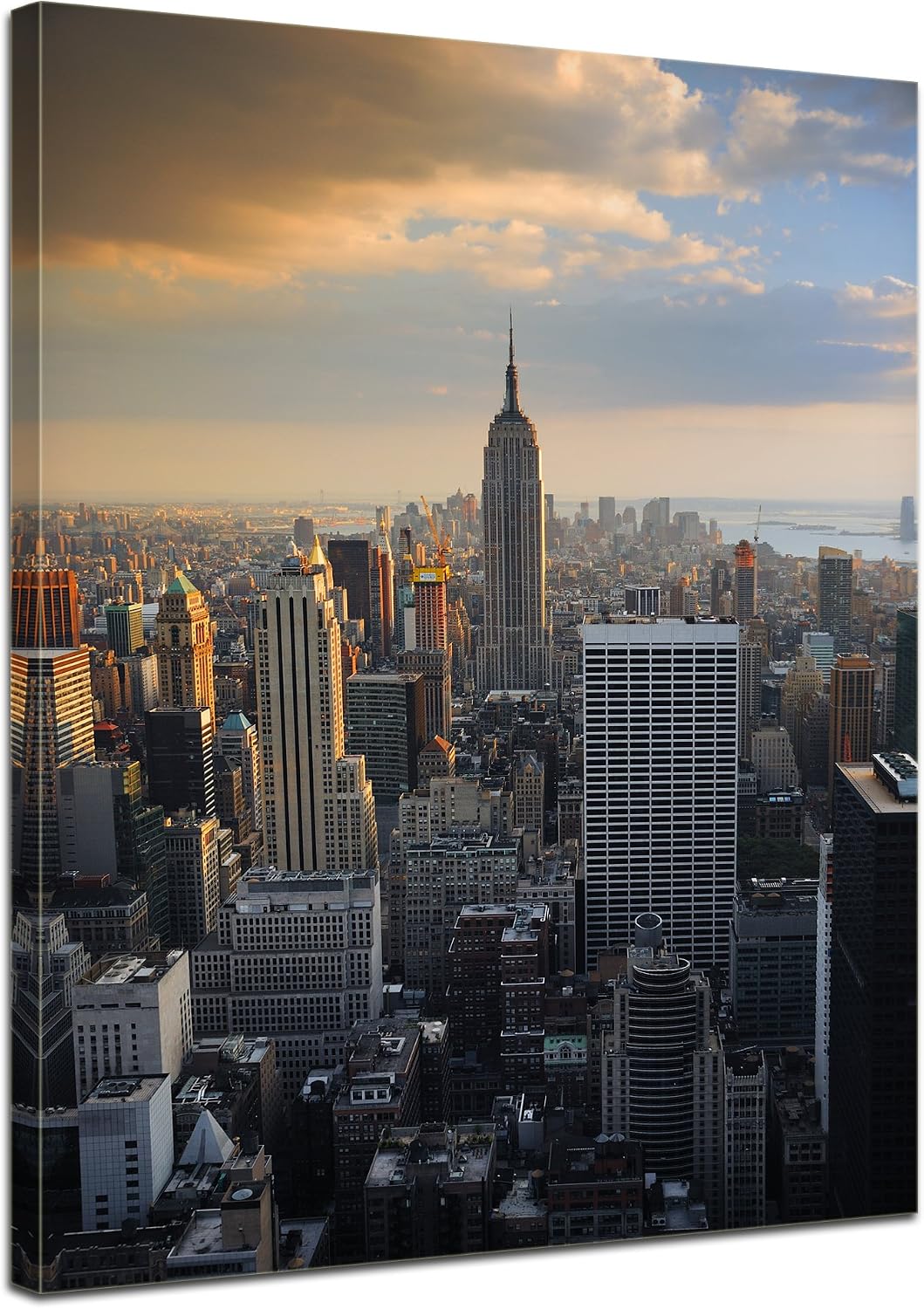 Bilderdepot24 Bild auf Leinwand | New York City II in 50x70 cm als Wandbild | Wand-deko Dekoration W