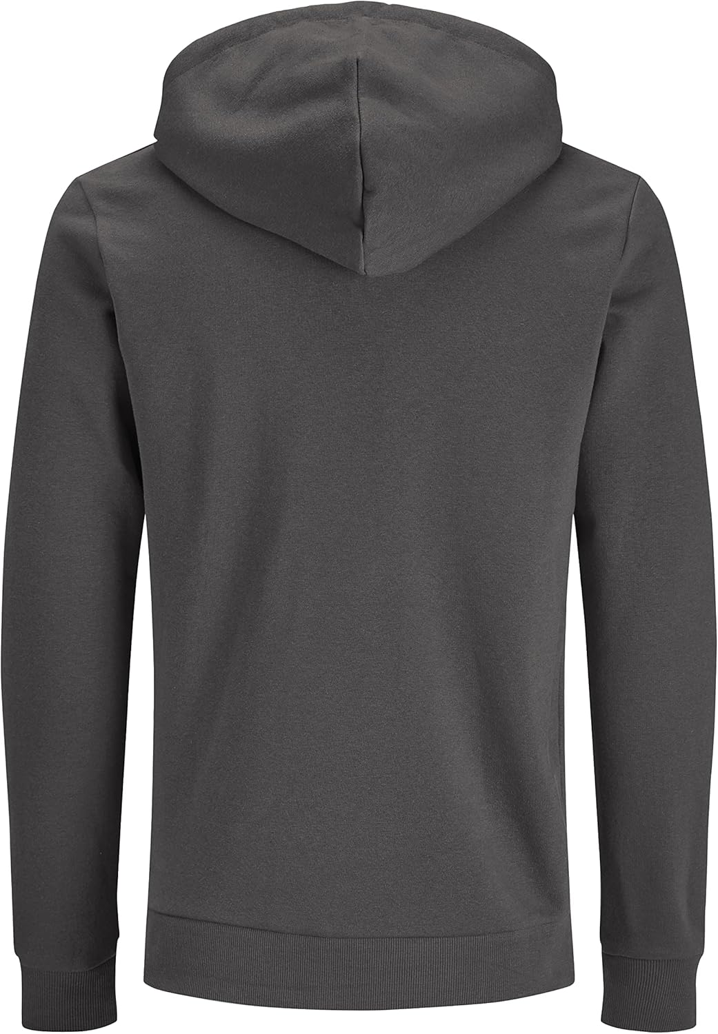 JACK & JONES Male Kapuzenpullover Logo Kapuzenpullover S Asphalt/Print White, S Asphalt/Print White